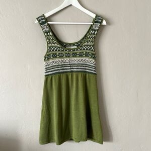 Old Navy Green Knit Dress